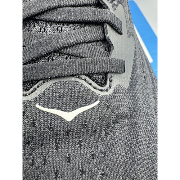 Hoka One One Clifton 9D Sneakers Running, Walking Black Mesh 1162030 BWHT - Picture 5 of 16